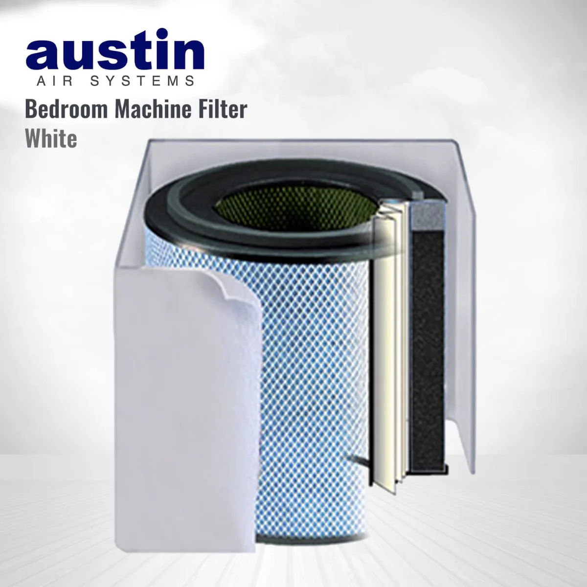 Austin Air Healthmate FR402B Replacement Air Purifier Filter (White) - Image 3