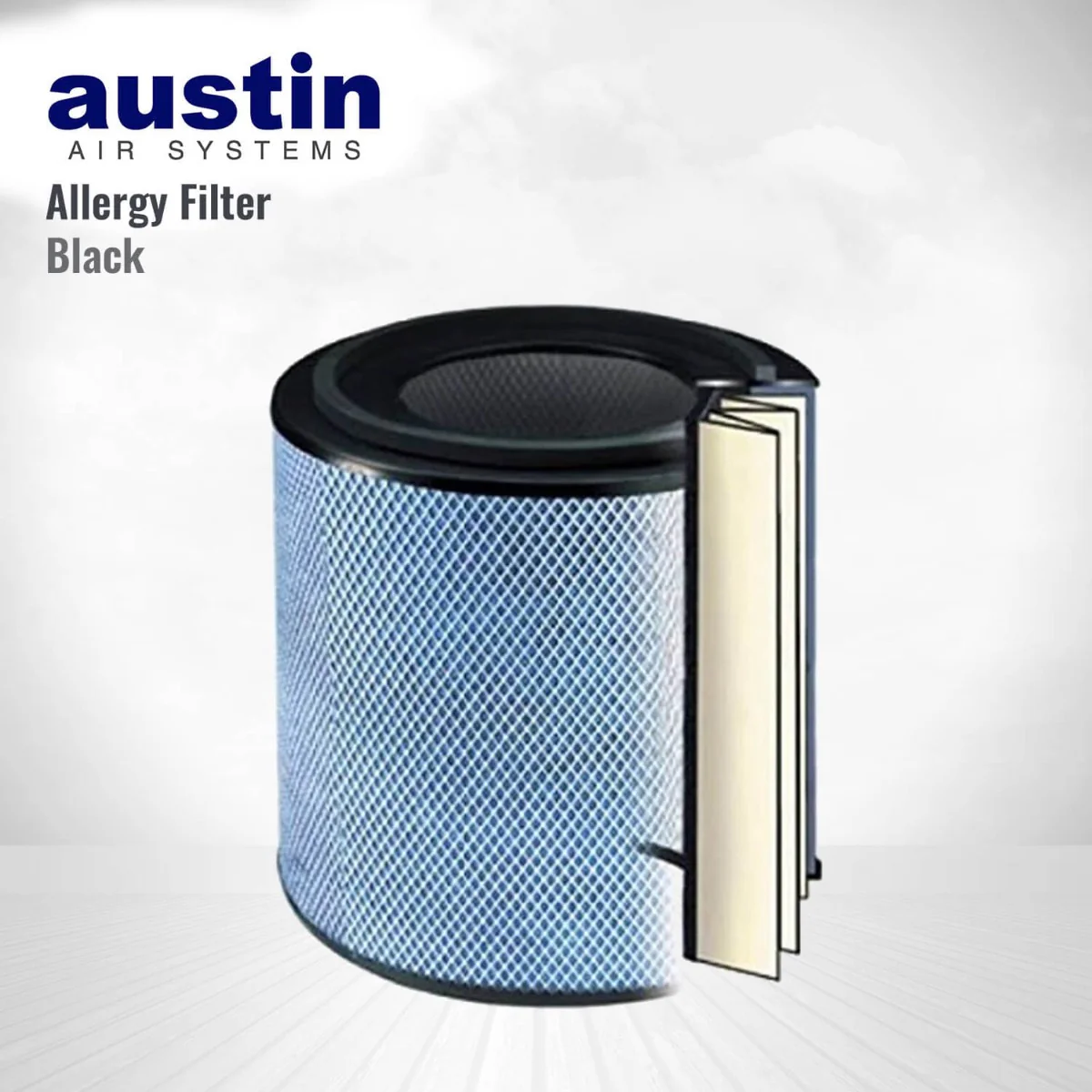 Austin Air Standard FR405A Allergy HEGA Filter Air Purifier Filter (Black) - Image 3