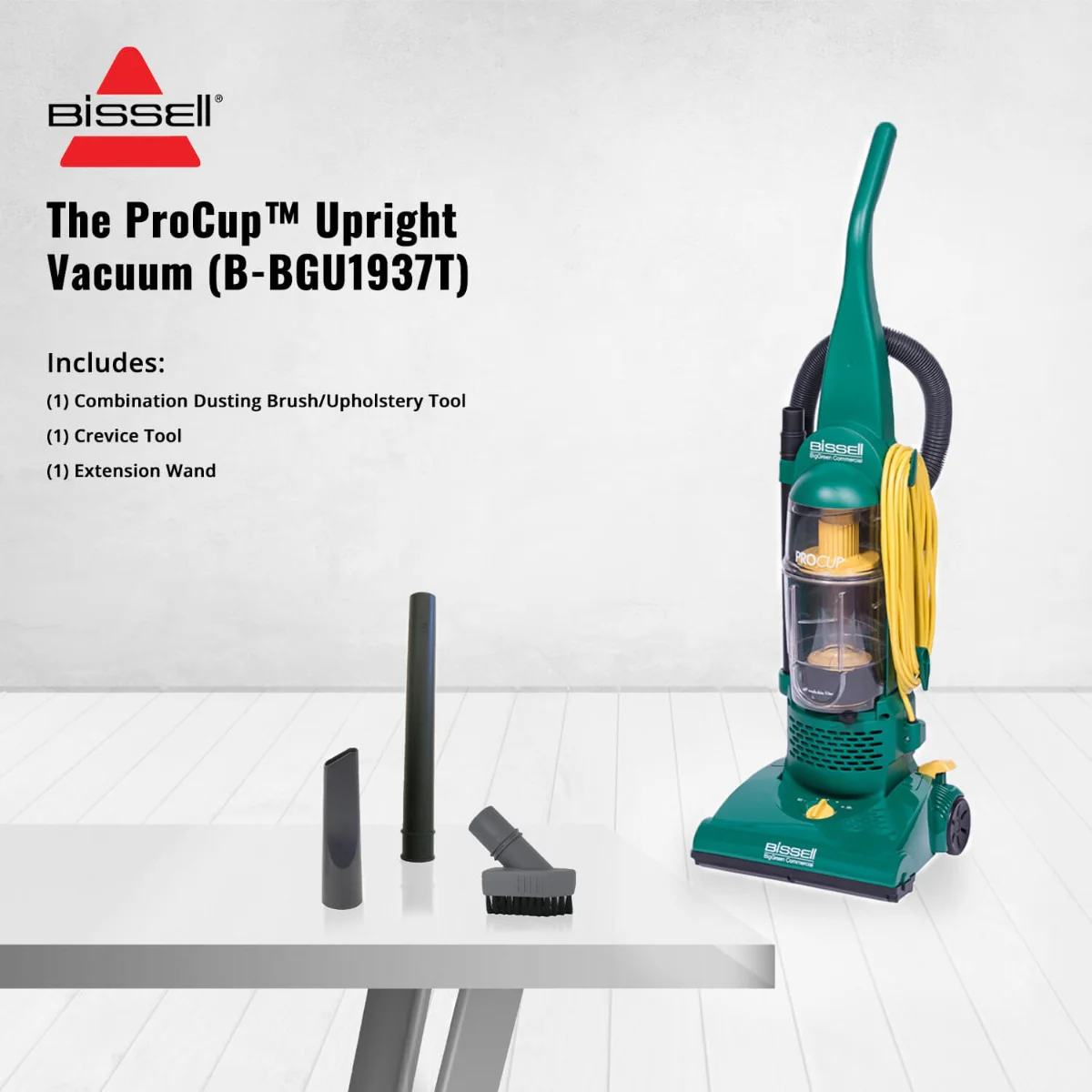 Bissell Commercial ProCup Upright Vacuum - Image 3