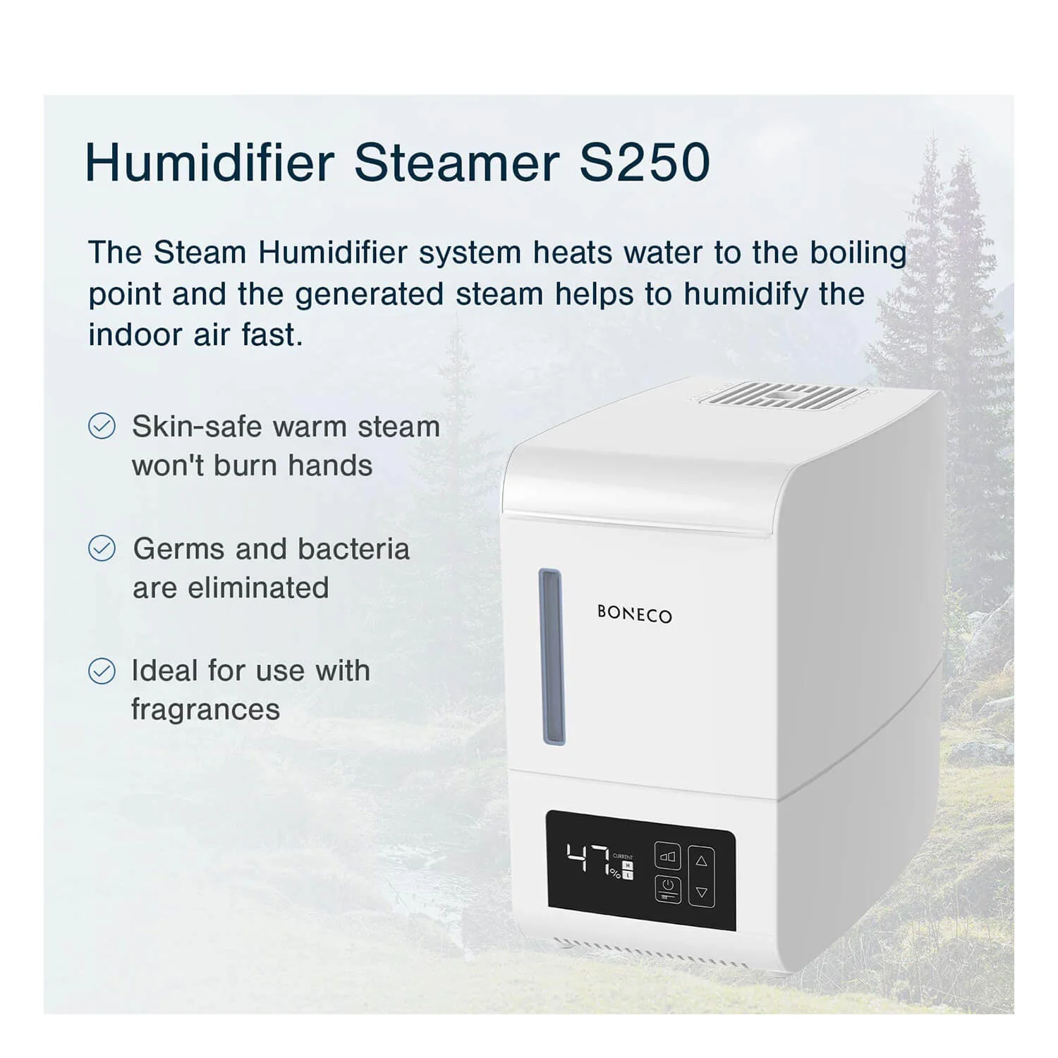 BONECO - S250 Digital 3-in-1 Steam Humidifier - Image 4