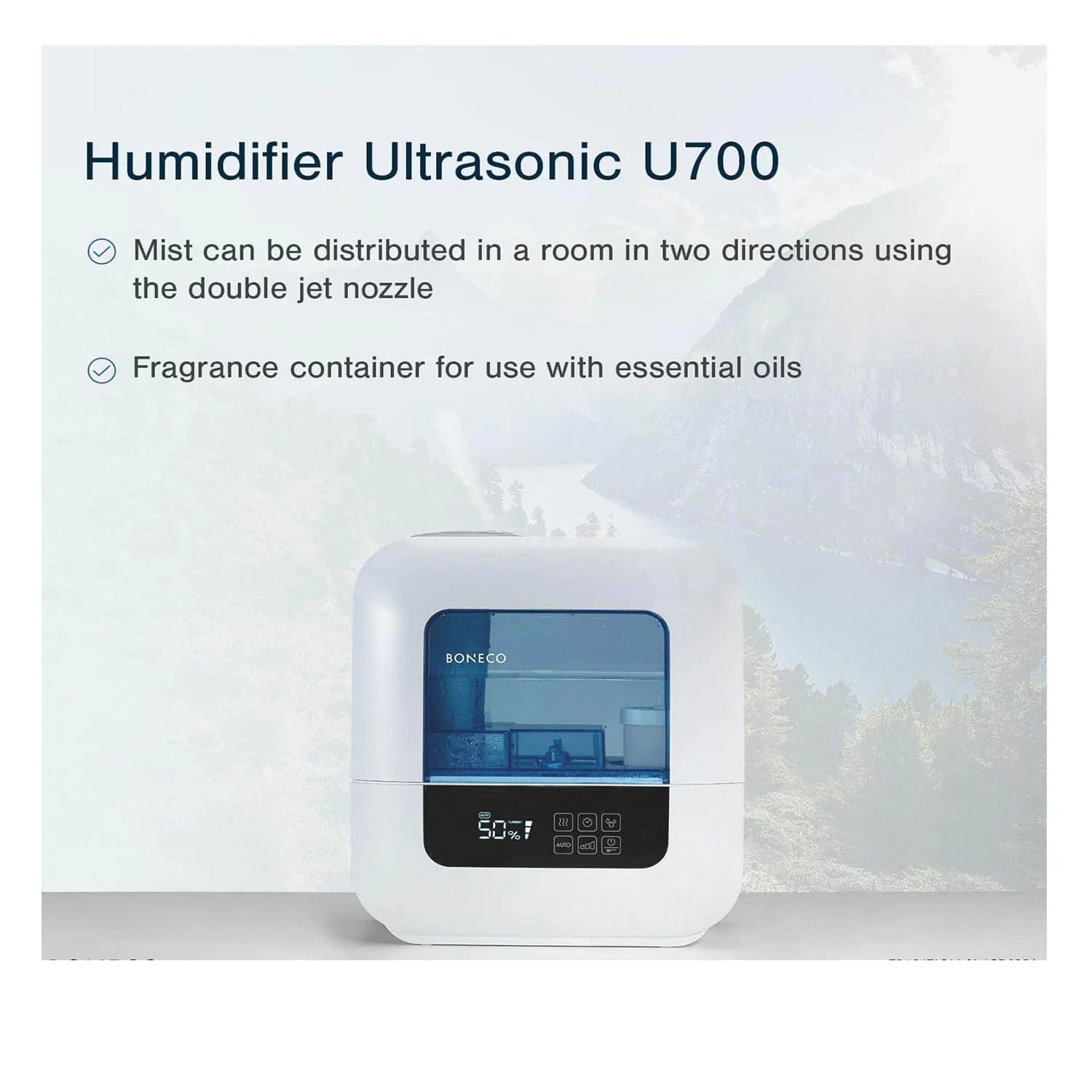 BONECO - Warm & Cool Mist Ultrasonic Humidifier U700 - Image 6
