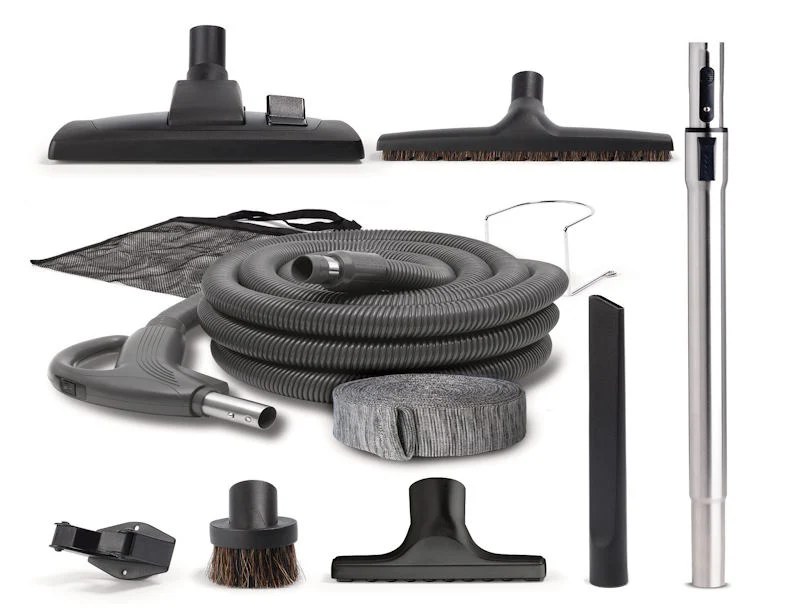 Broan Nutone Deluxe Multi Surface Tool Set BNAK2 Central Vacuum Accessory Kit With 30 Ft Low Voltage Hose