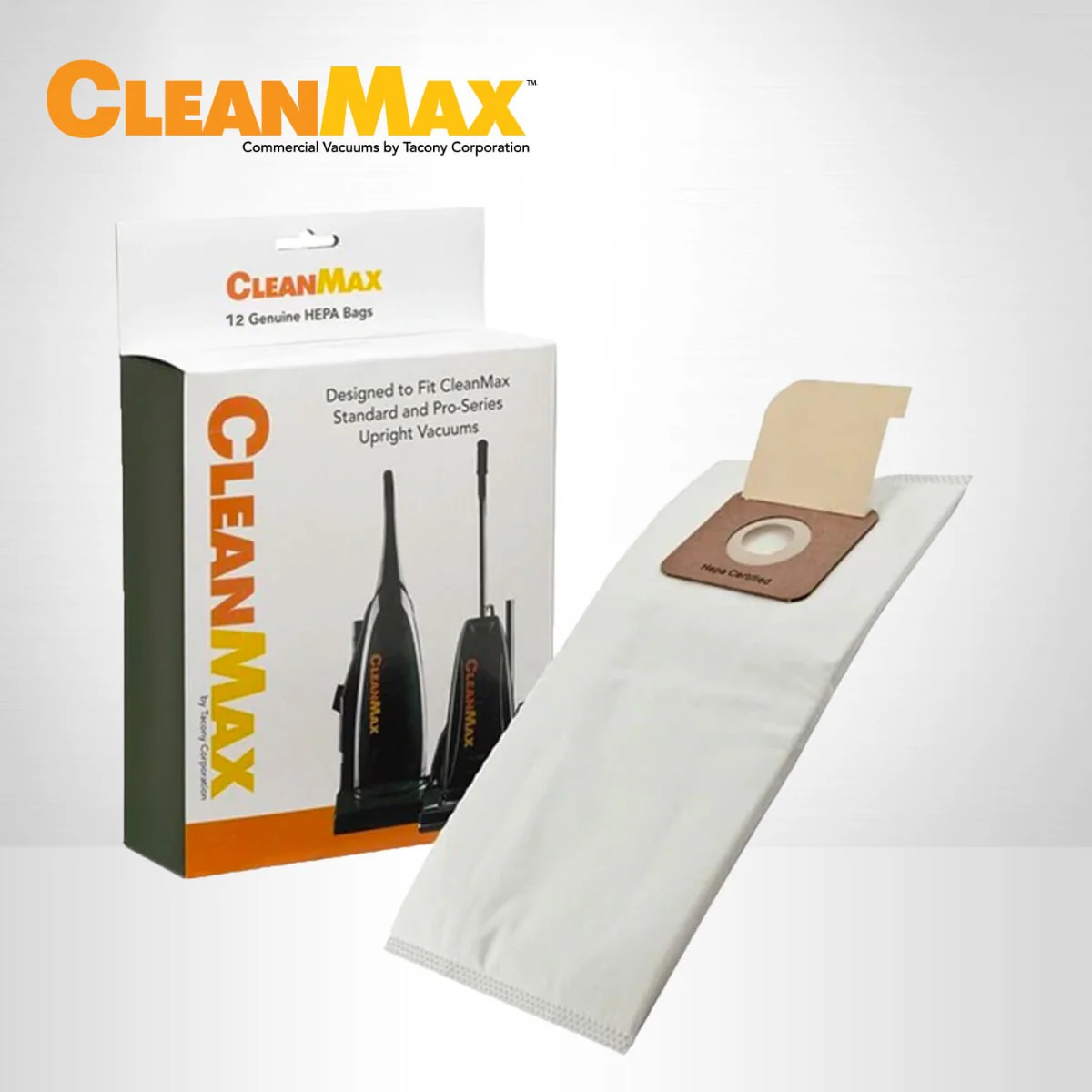 CleanMax Standard Pro and Nitro Series Paper Bag (CMP-12) -12 Pack - Image 3