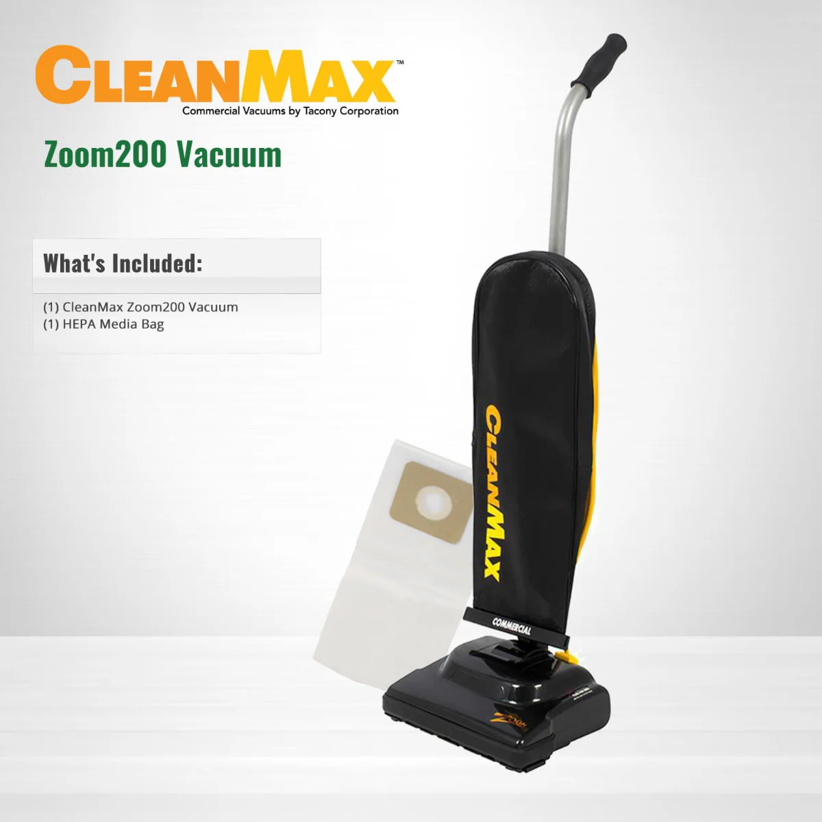 CleanMax Zoom Lightweight Upright Vacuum (ZM-200) - Image 2