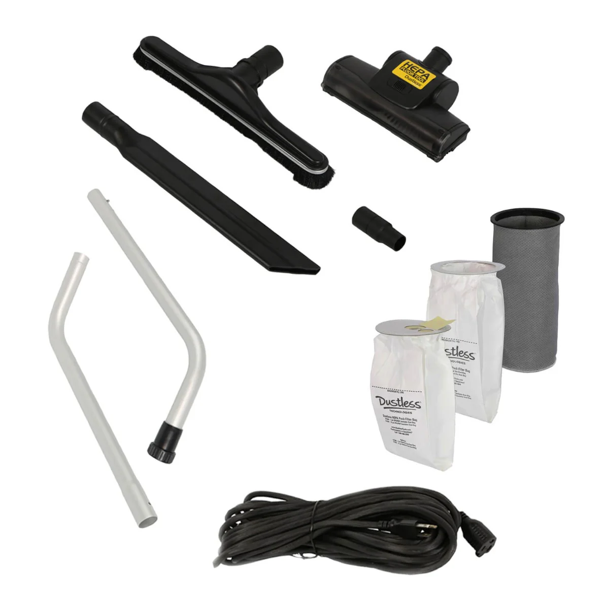 Dustless 2.5 Gallon HEPA BackPack Vacuum (Black) - Image 4