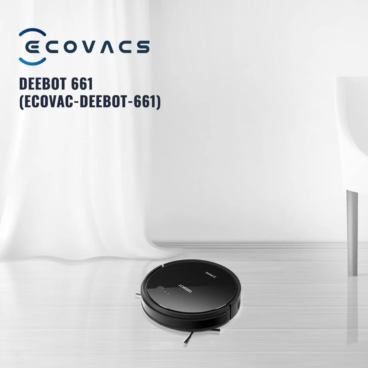 EcoVacs Deebot 661 Convertible Mopping Robotic Vacuum - Image 4