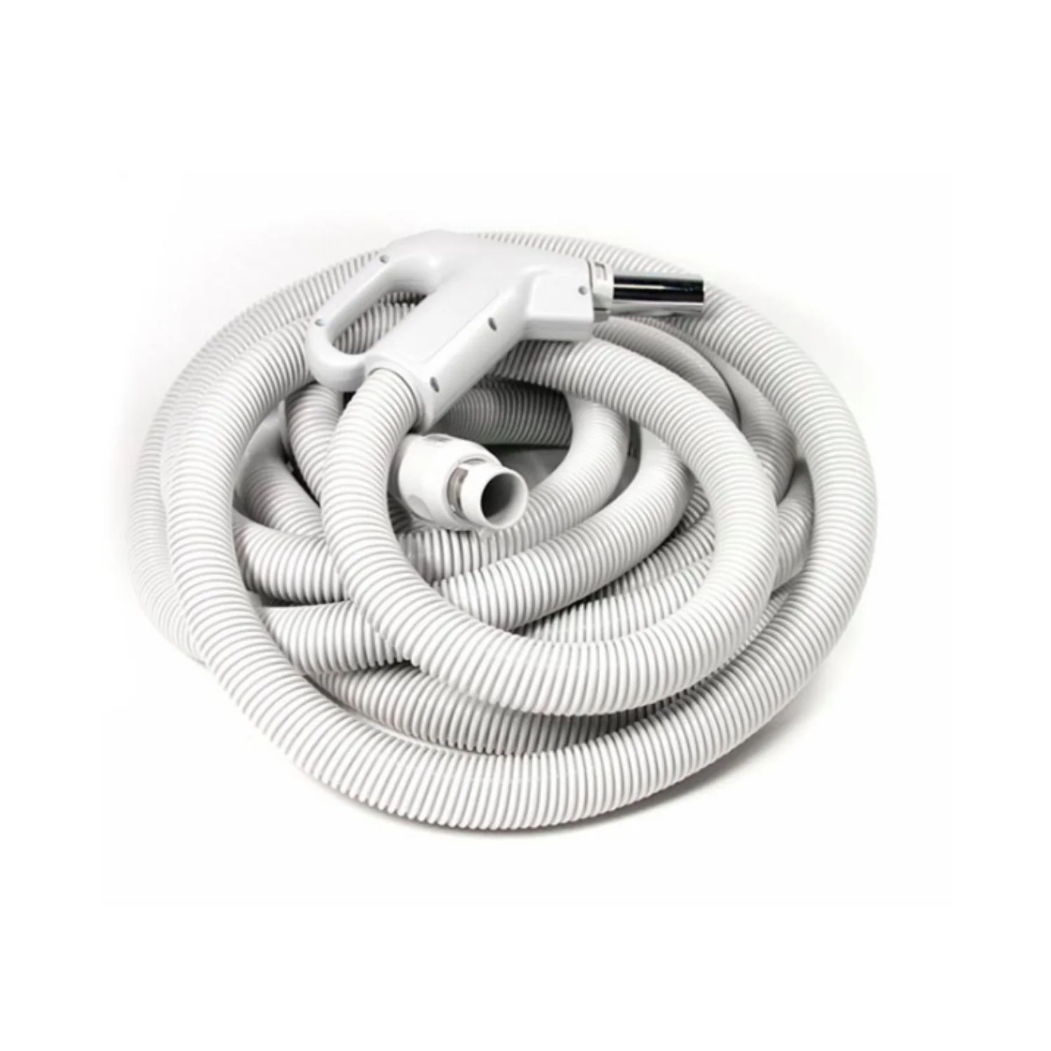 Central Vacuum Electric Hose- 35 Foot Direct Connect- Fits Button Lock and Friction Fit - Image 6