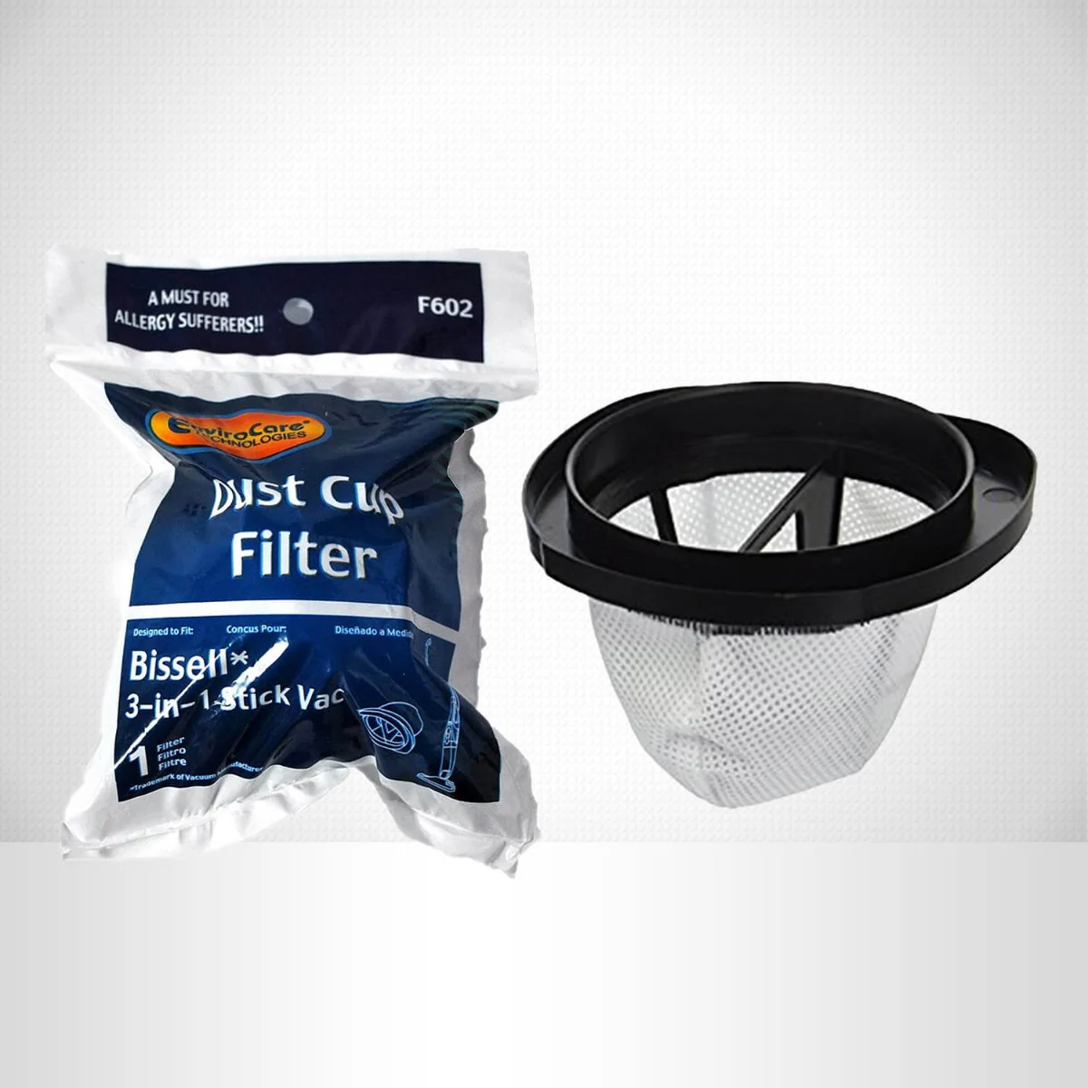 Envirocare Bissell 3-in-1 Stick Vac Dust Cup Filter (F602) - Image 6