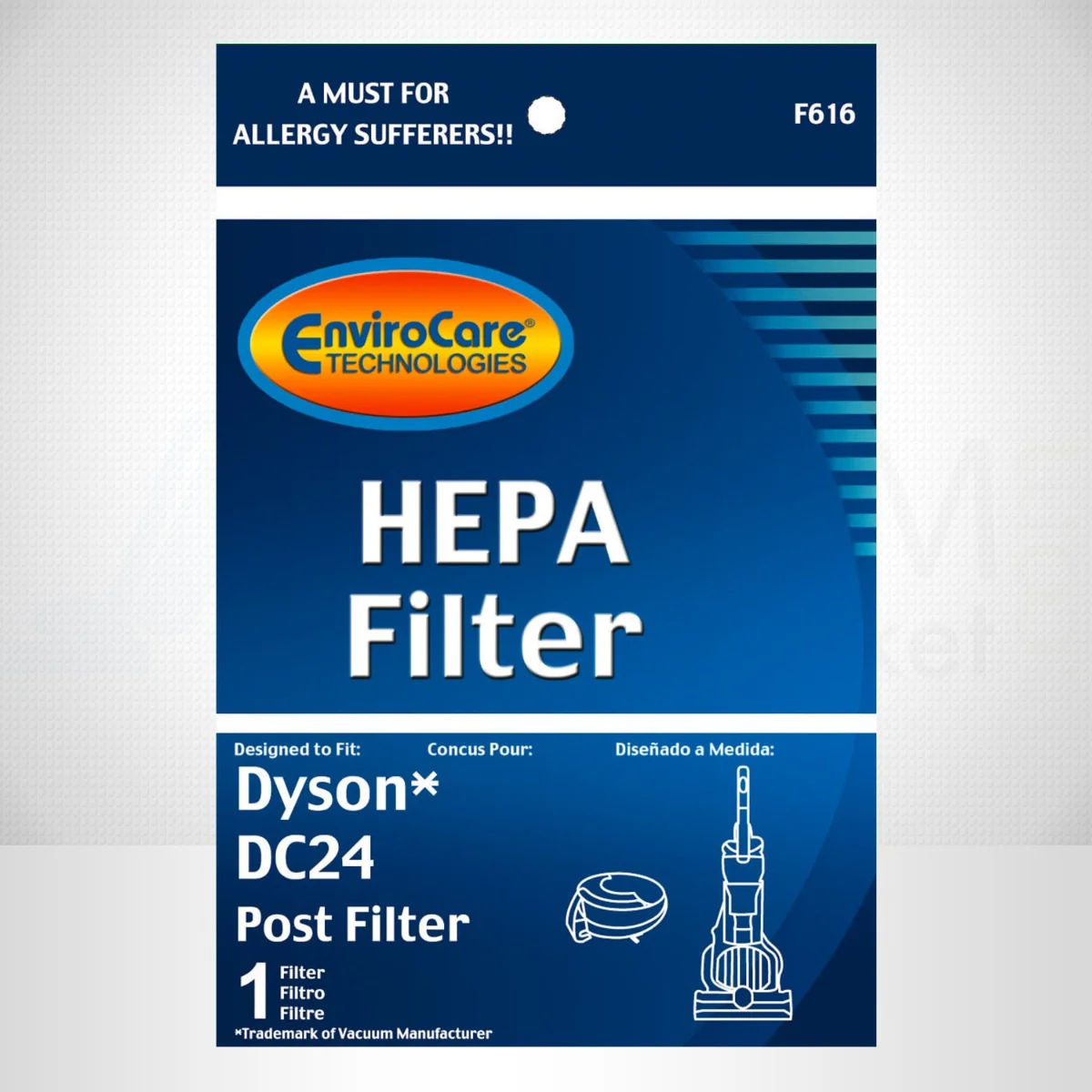 EnviroCare Dyson Replacement Post Motor Vacuum Filter for DC24 (F616) - Image 4