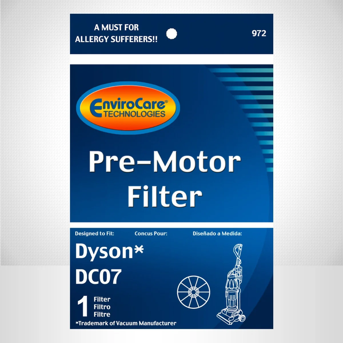 EnviroCare Dyson Replacement Pre-Motor Filter for Dyson DC07 - Image 4