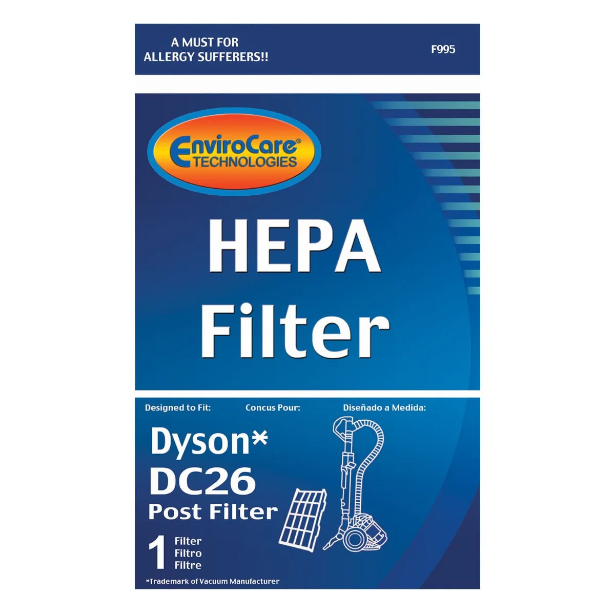 EnviroCare Dyson Replacement Pre Motor Vacuum Filter for DC26 (F979) - Image 6