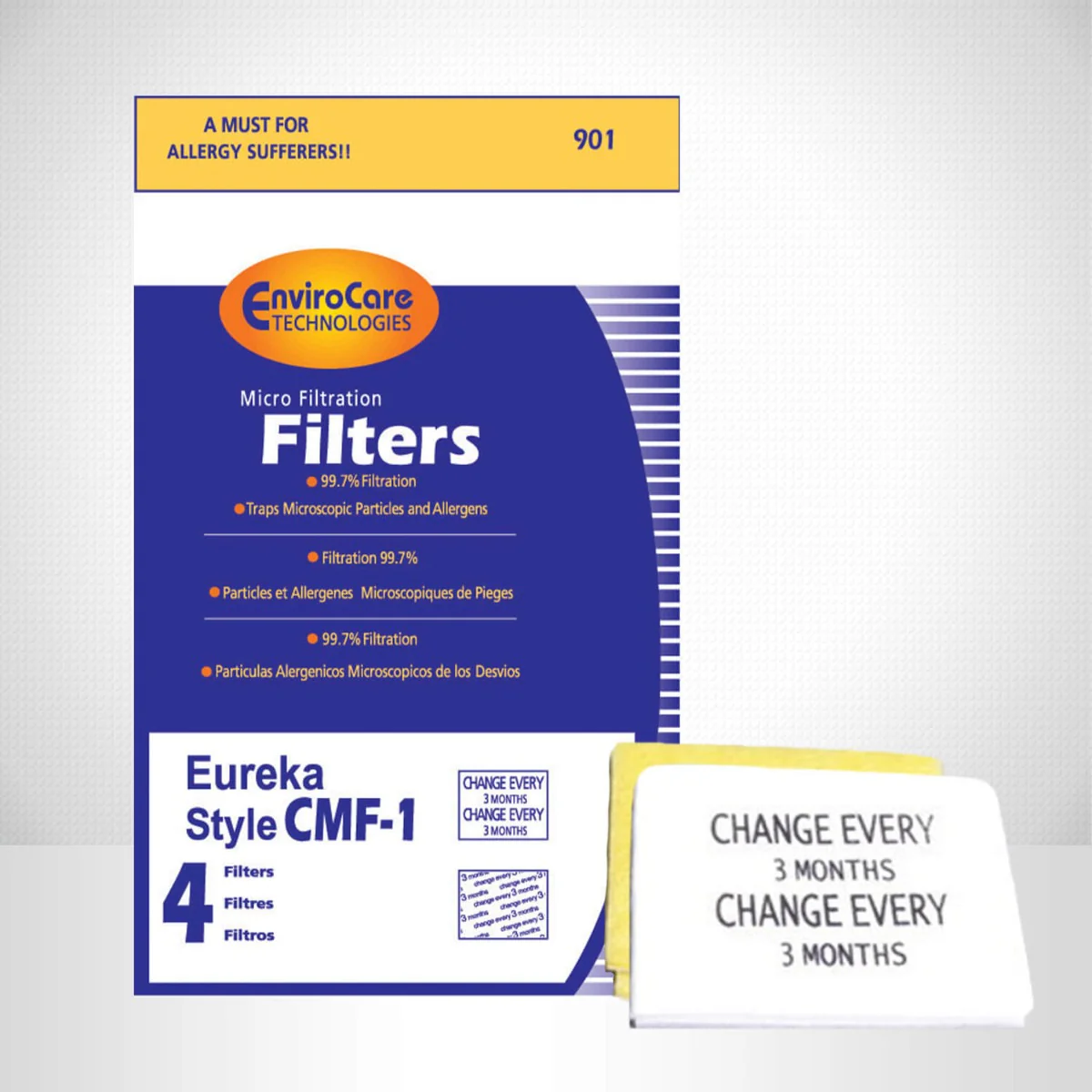 EnviroCare Eureka CMF-1 Dirt Cup Filters – 4 Pack - Image 3