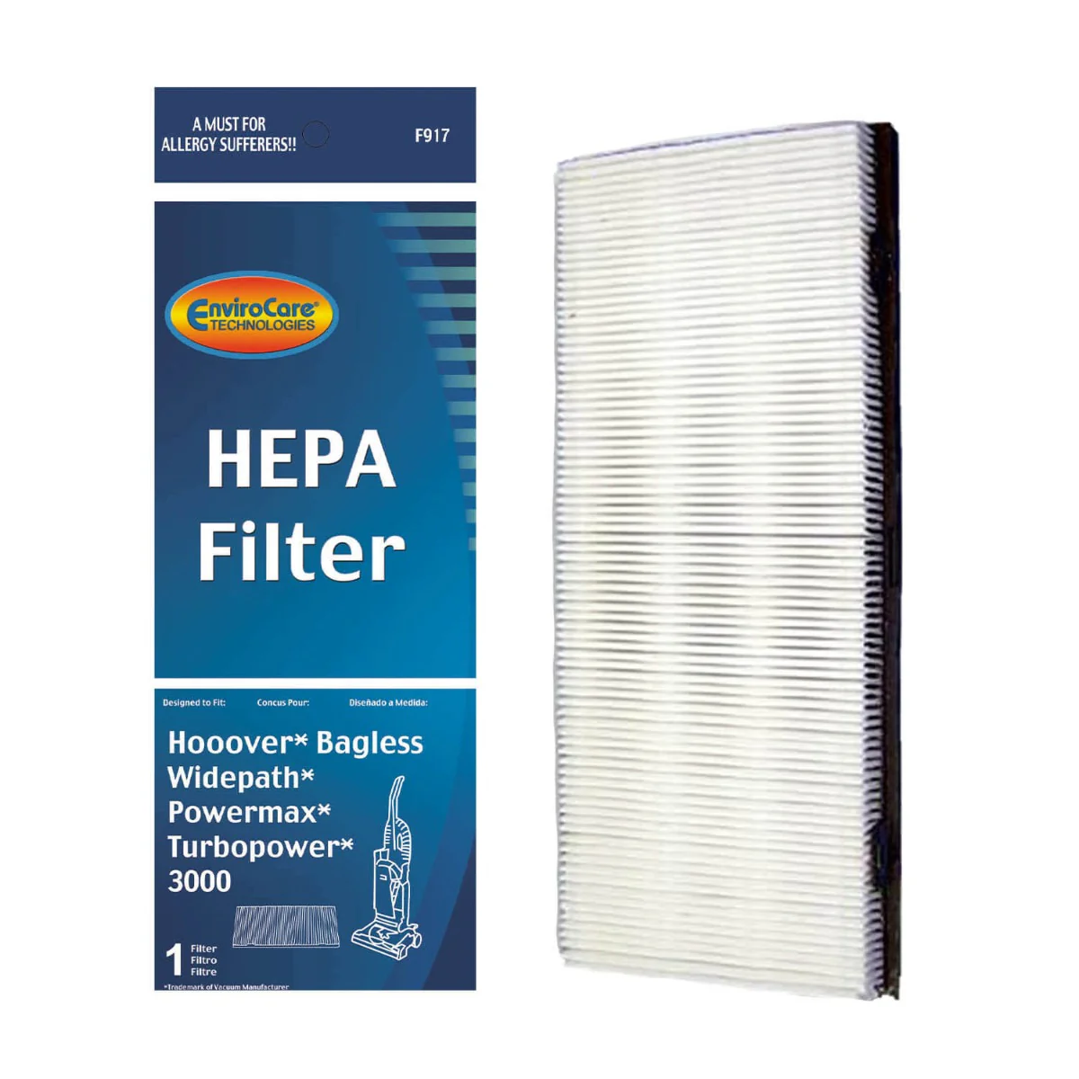 EnviroCare Hoover F917 HEPA Vacuum Filter - Image 2