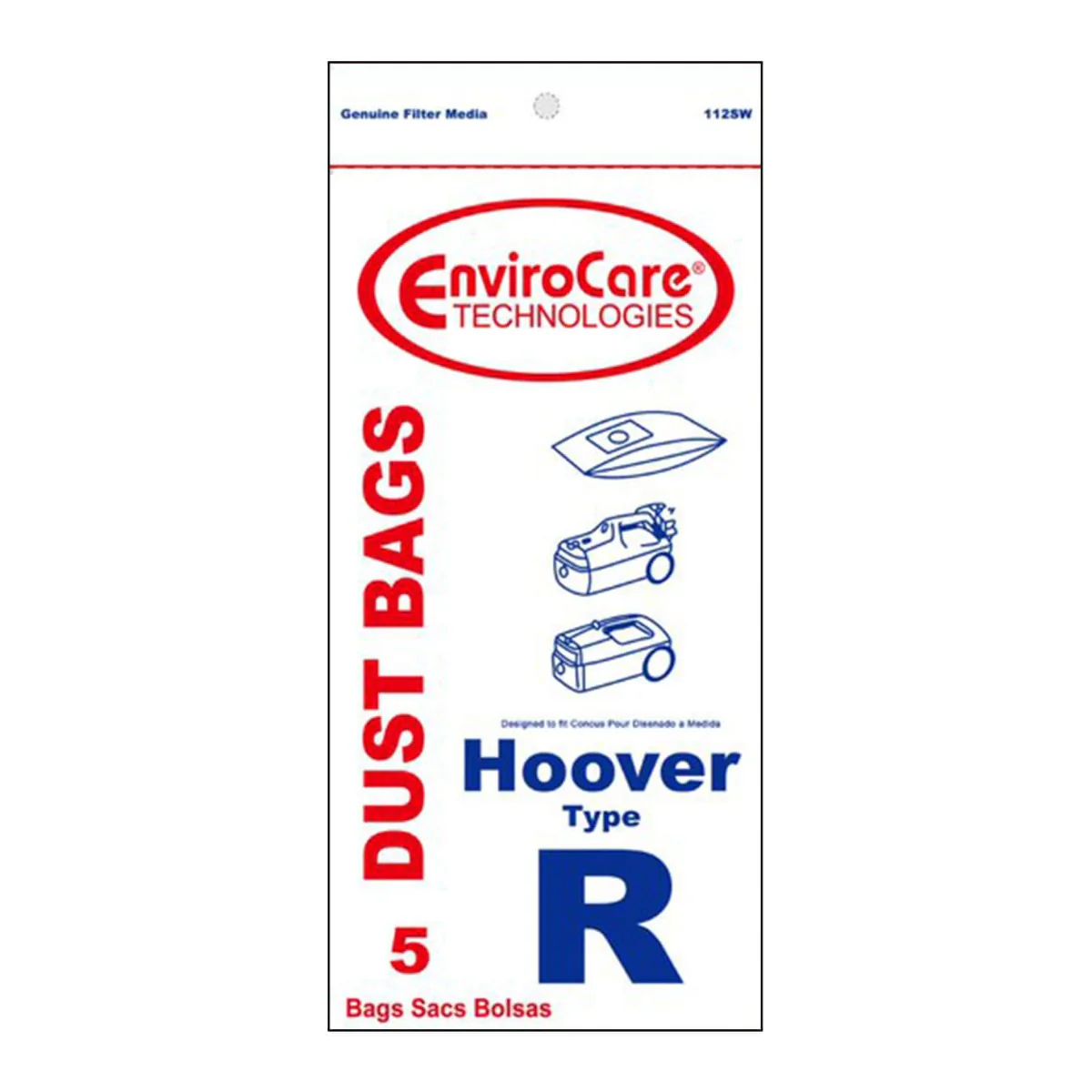 EnviroCare Hoover R Vacuum Bags – 5 Pack