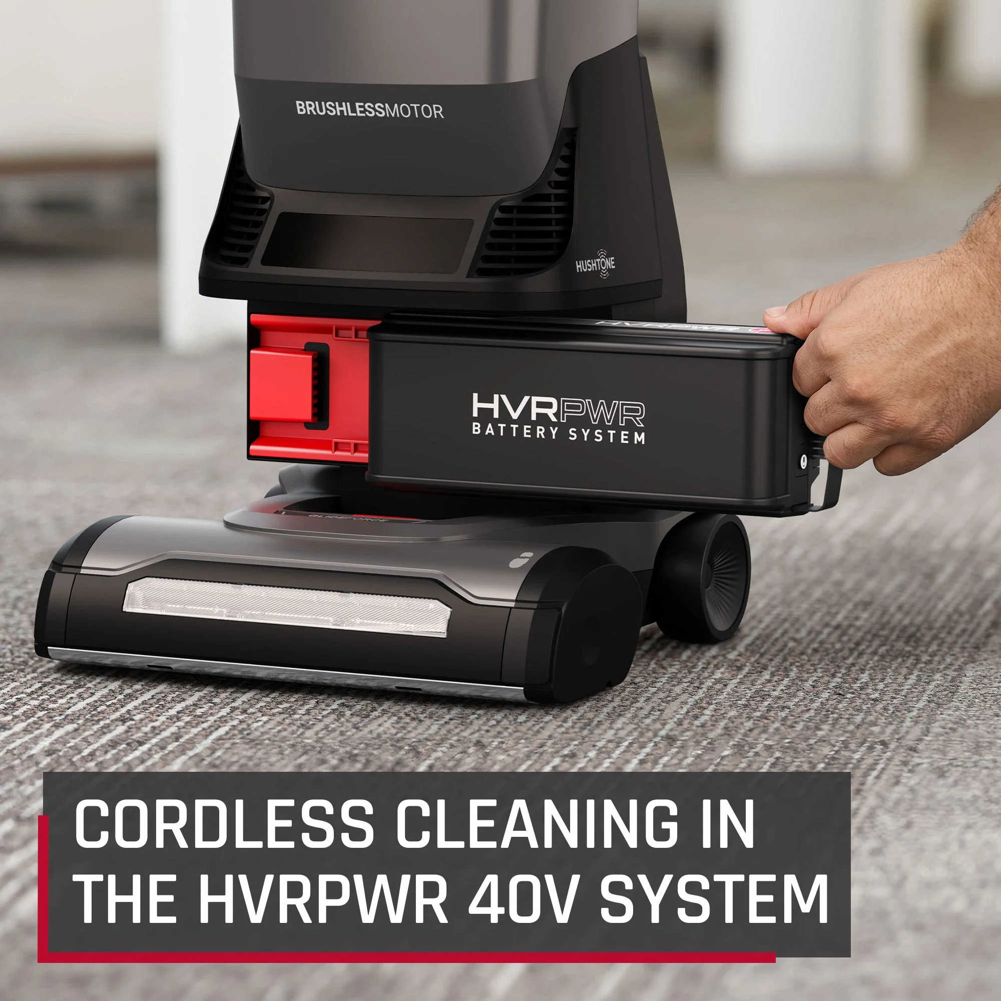 Hoover Commercial HVRPWR 12-Inch 40V Brushless Upright Vacuum CH91600V - Image 3