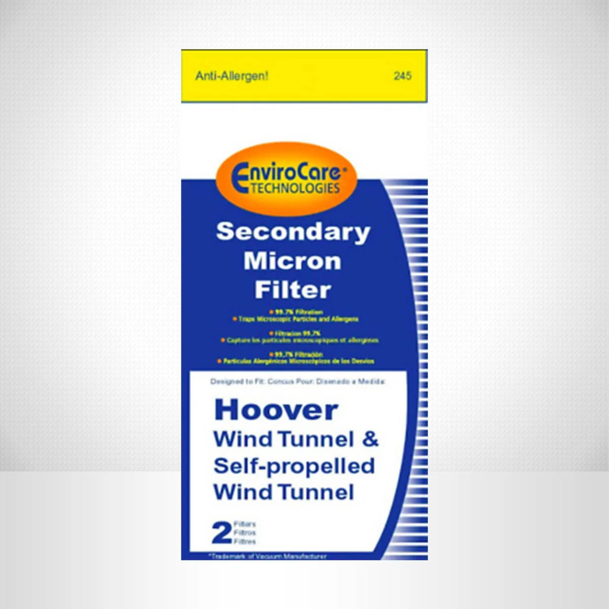 Hoover WindTunnel and Self-Propelled Vacuum Cleaner Secondary Filter - 2 Pack (245) - Image 4