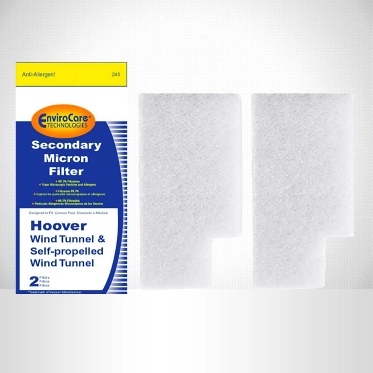 Hoover WindTunnel and Self-Propelled Vacuum Cleaner Secondary Filter - 2 Pack (245) - Image 6