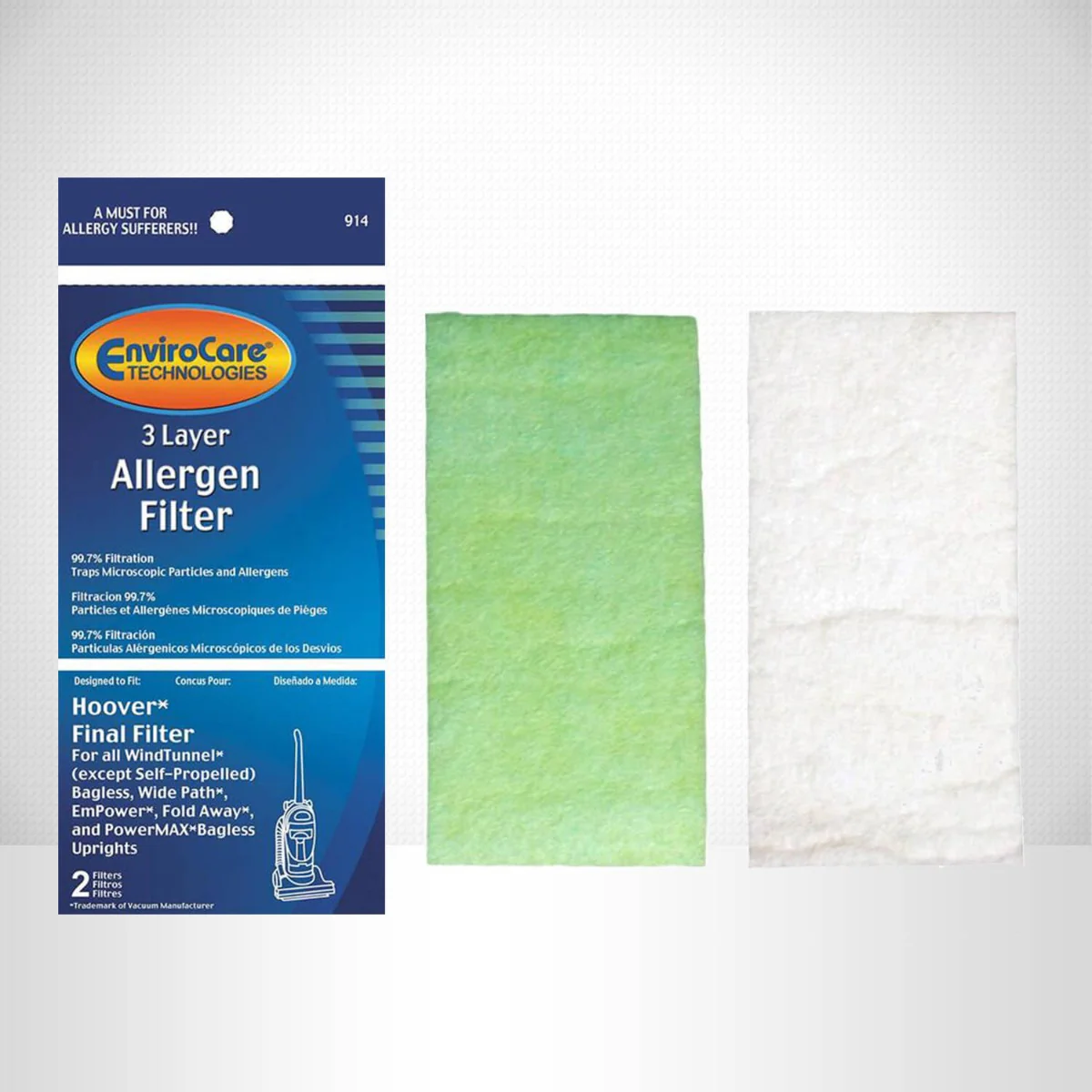 Hoover Wind Tunnel Final Filter - 2 Pack (F914) - Image 6