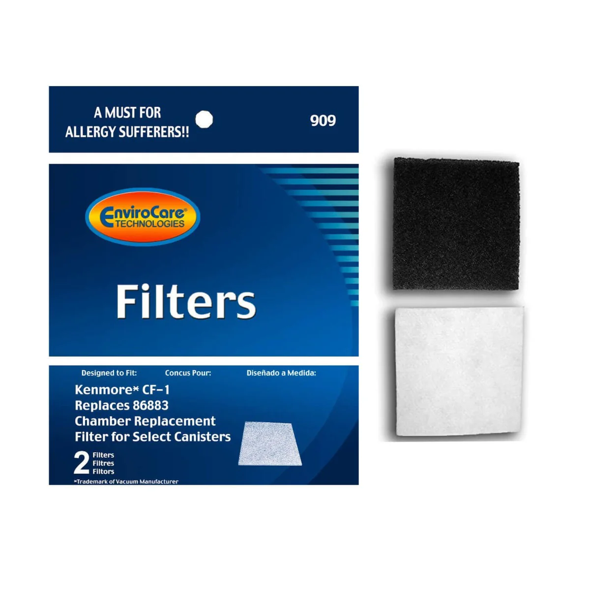 Kenmore CF-1 Filter by EnviroCare – 2 Pack - Image 2