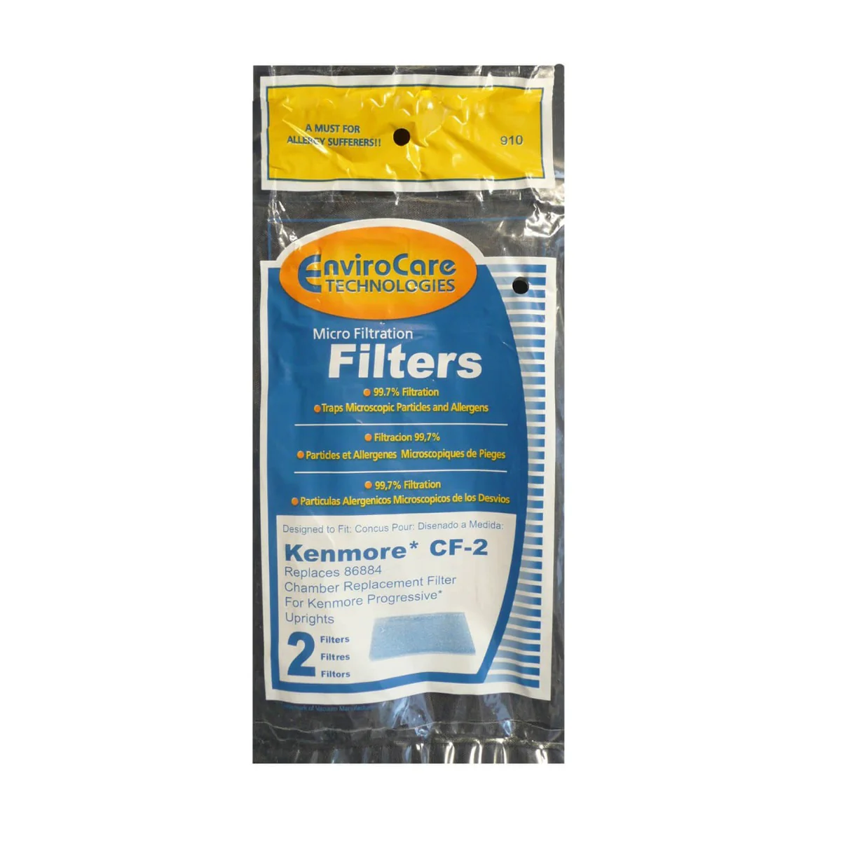Kenmore CF-2 Filter by EnviroCare – 2 Pack - Image 2