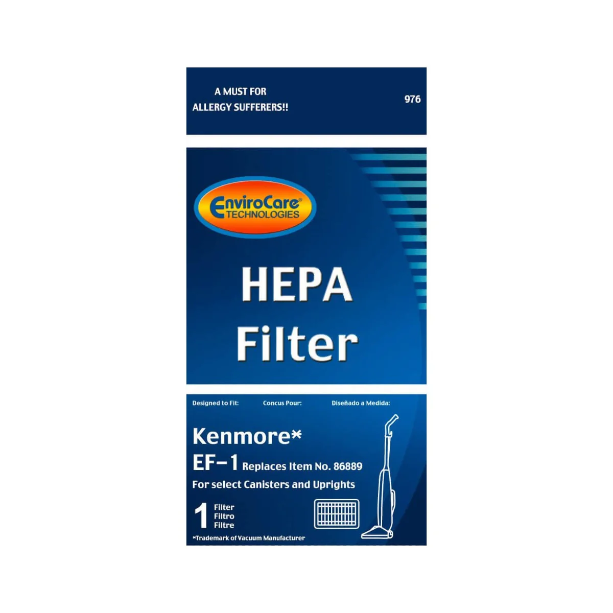 Kenmore EF-1 HEPA Filter by EnviroCare - Image 2