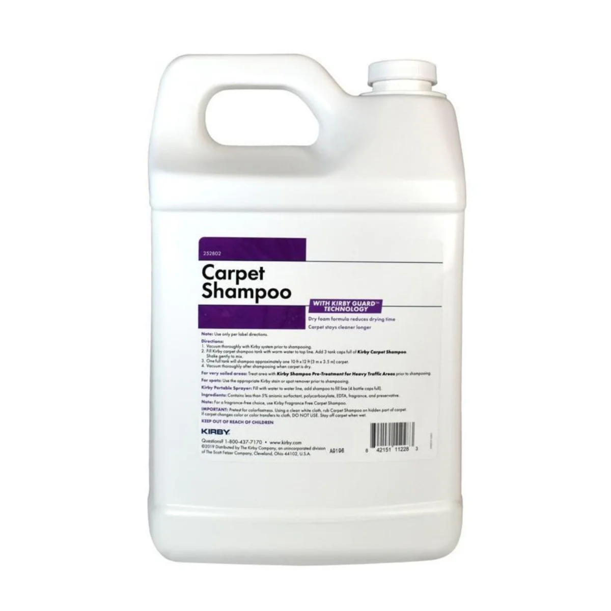 Kirby Allergen Shampoo - Unscented 1 Gallon - Image 3