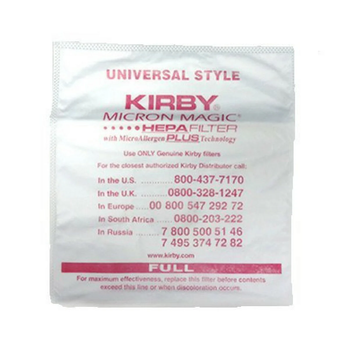 Kirby Universal Fit HEPA Plus Micron Magic Filtration Vacuum Bags - 2 pk - Image 5