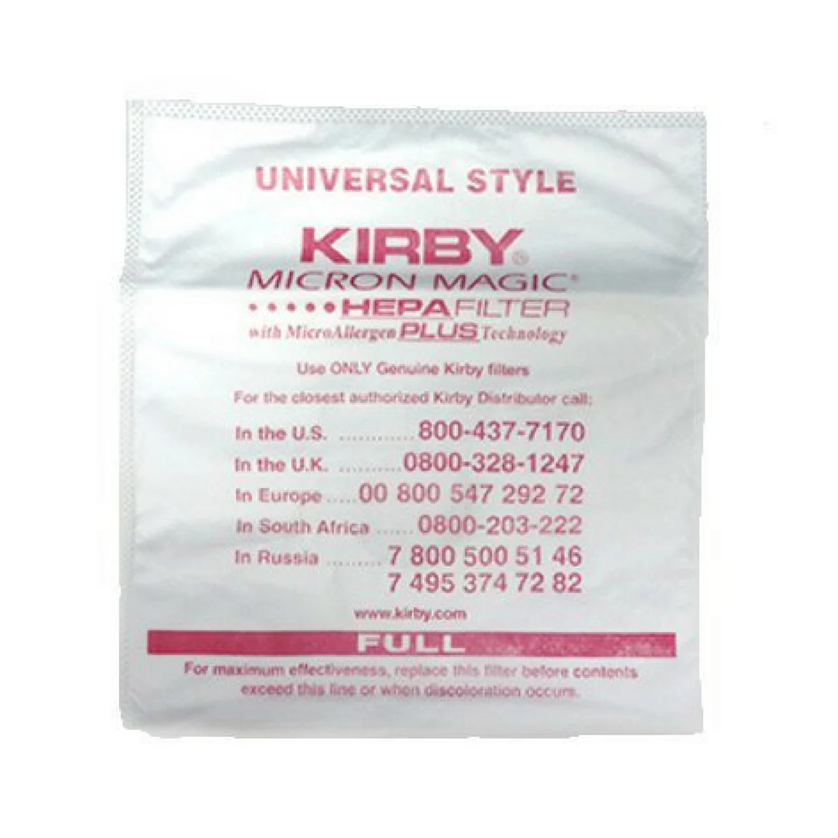 Kirby Universal Fit HEPA Plus Micron Magic Filtration Vacuum Bags - 6 pk - Image 2