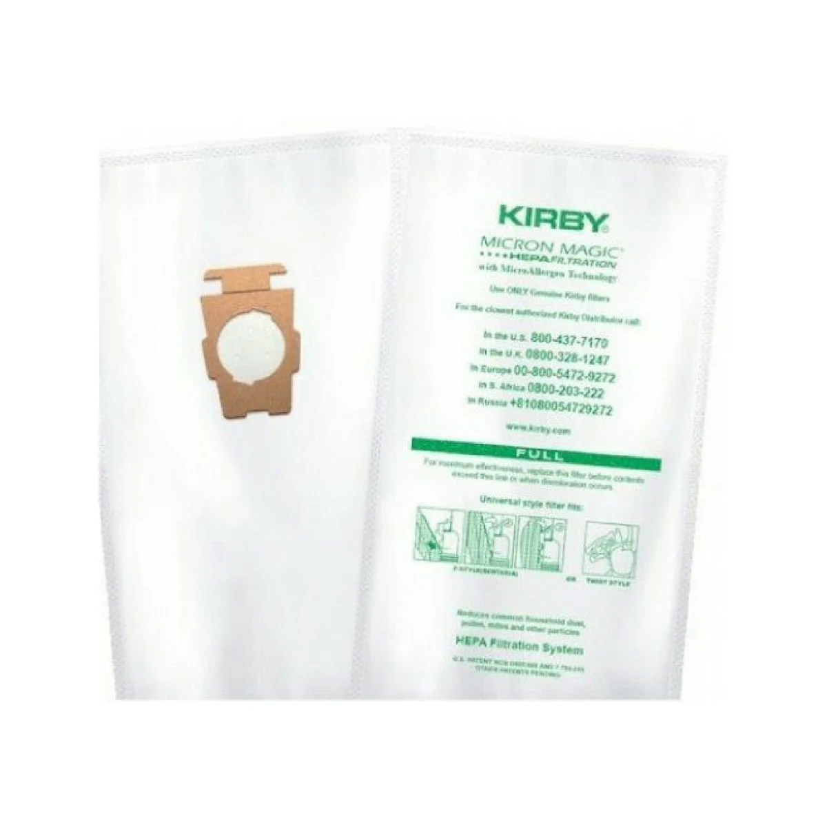 Kirby Universal Fit Cloth Vacuum Bags (2pk) - Image 2