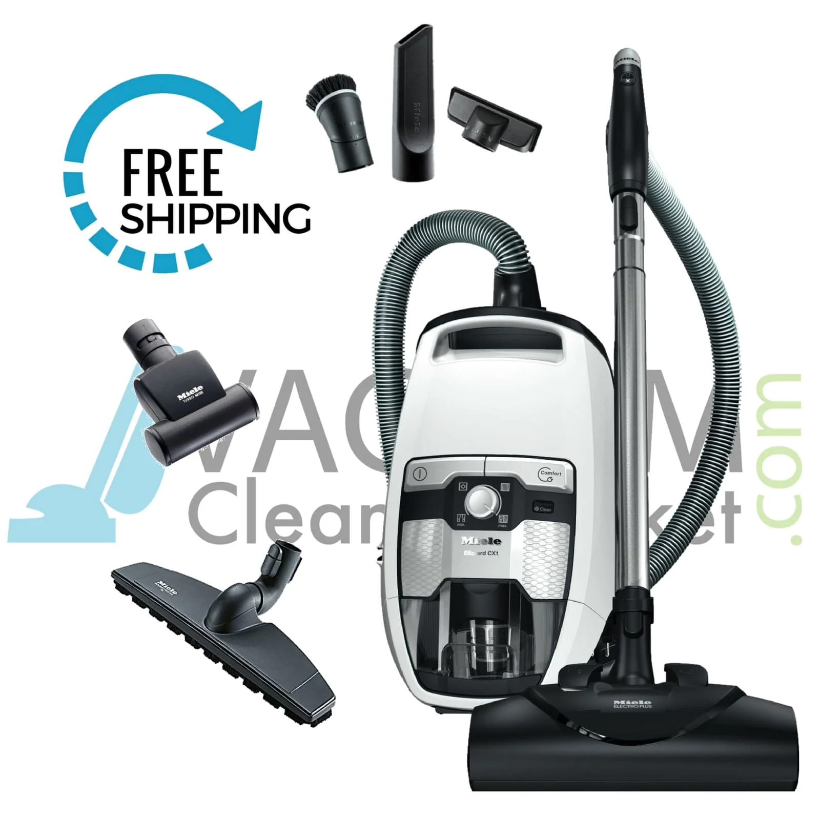 Miele Blizzard CX1 Cat & Dog Bagless Canister Vacuum Cleaner - Image 11