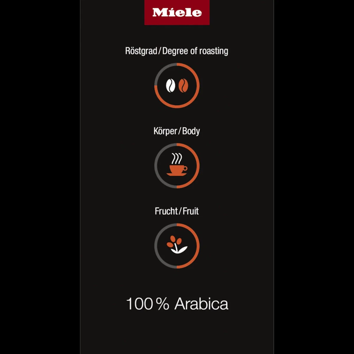 Miele Coffee Black Edition Café Crema  - 4 Pack - Image 4