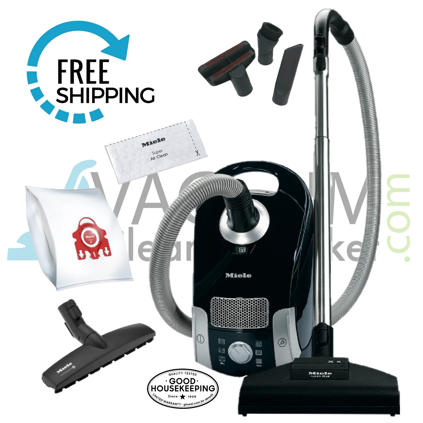 Miele Compact C1 Turbo Team Canister Vacuum Cleaner - Image 2