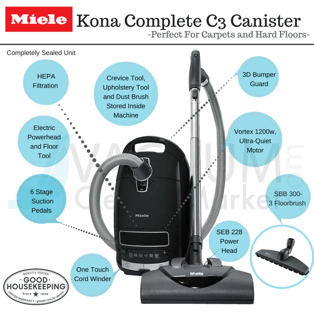 Miele Kona Complete C3 Vacuum Cleaner - Image 3