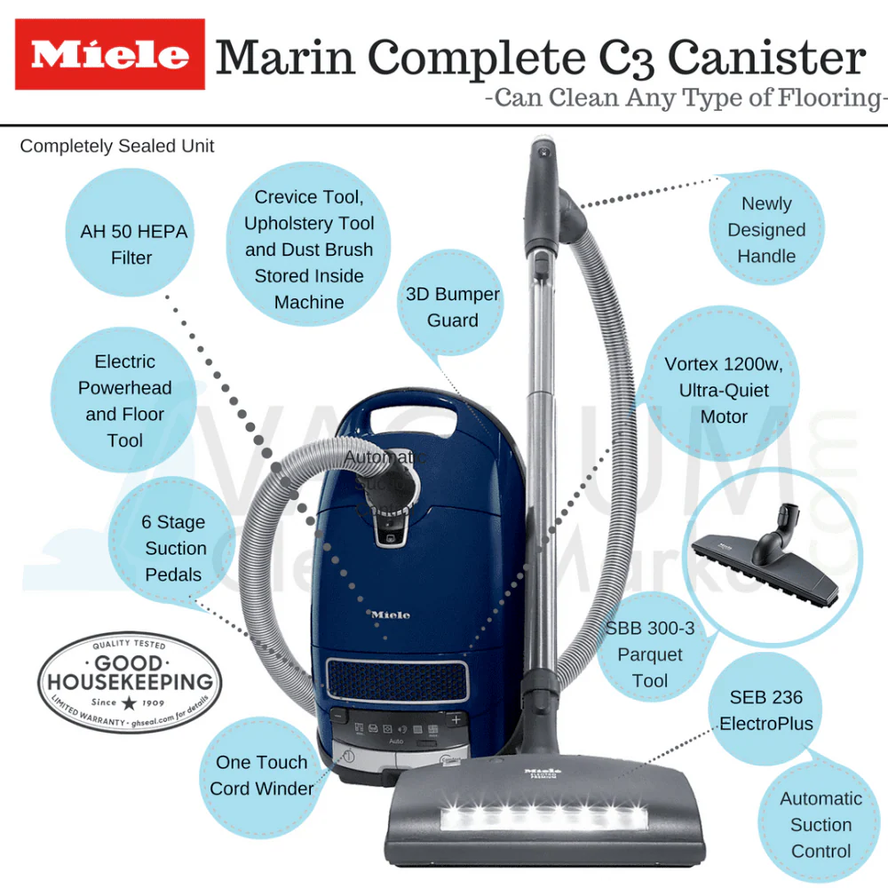 Miele Marin Complete C3 Vacuum Cleaner - Image 3