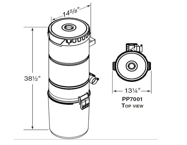 Nutone PP7001 Central Vacuum and TurboCat Combo Kit - Image 6