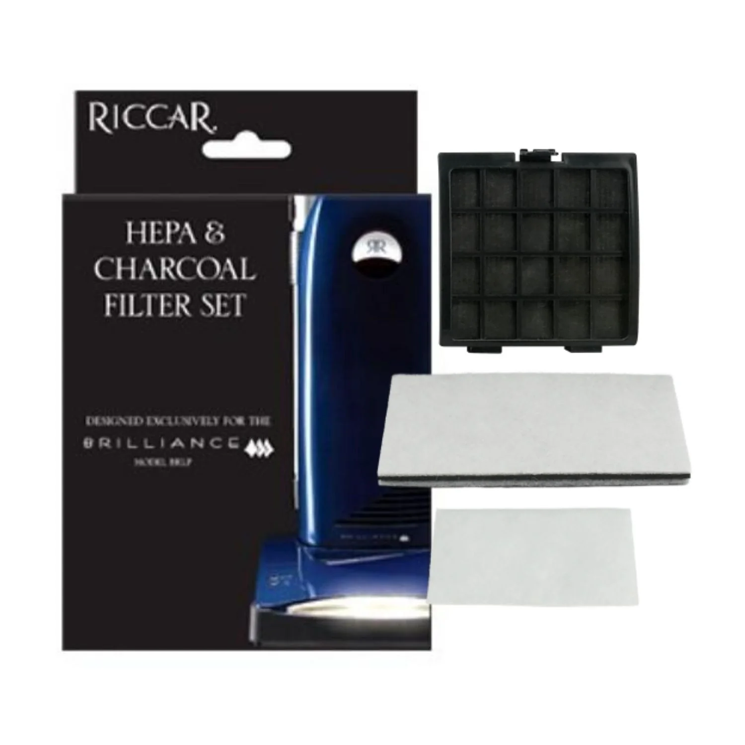 Riccar Deluxe HEPA Media and Charcoal Filter Set (RF5P)