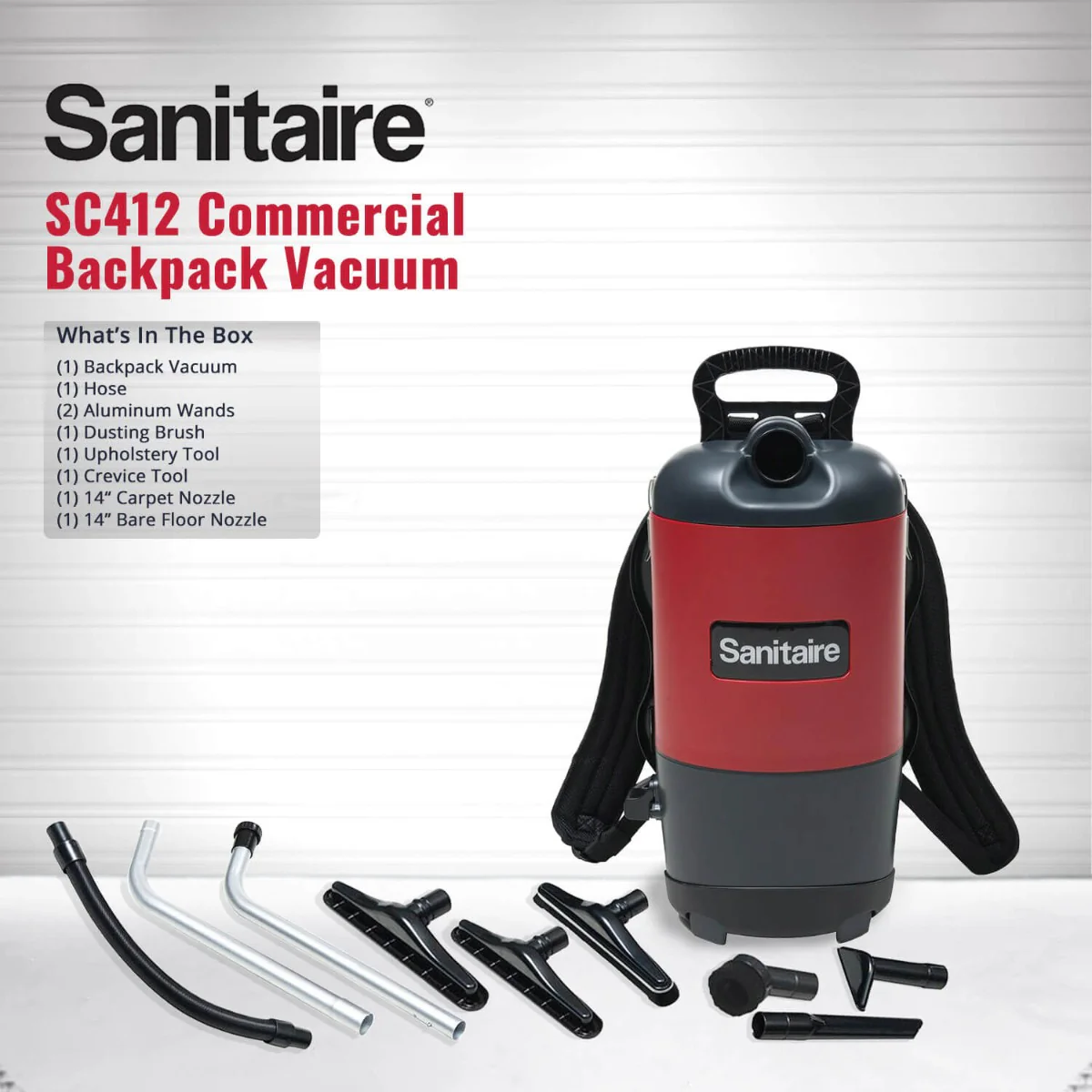 Sanitaire SC412 Commercial Backpack Vacuum - Image 4