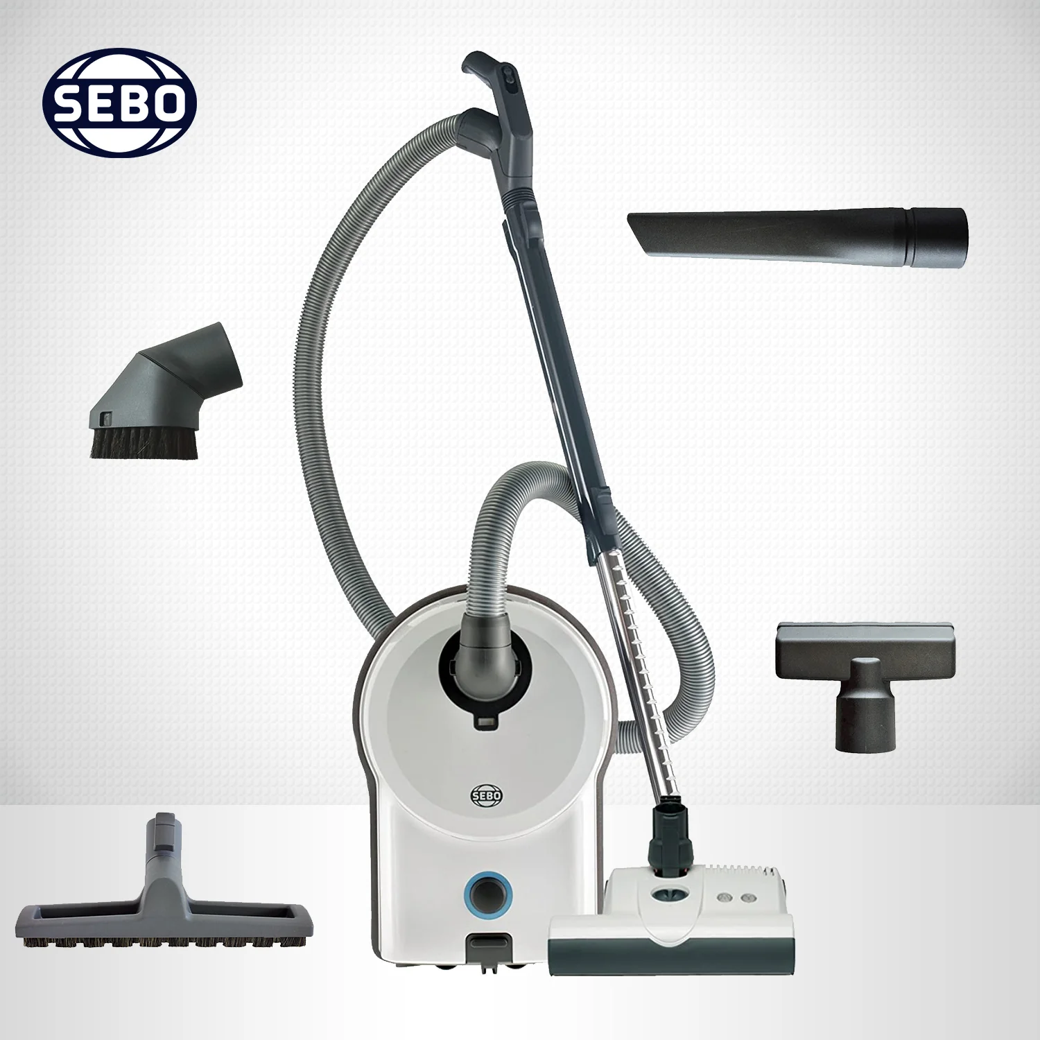 SEBO Airbelt D4 Premium Canister Vacuum Cleaner 90941AM (Arctic White) - Image 3
