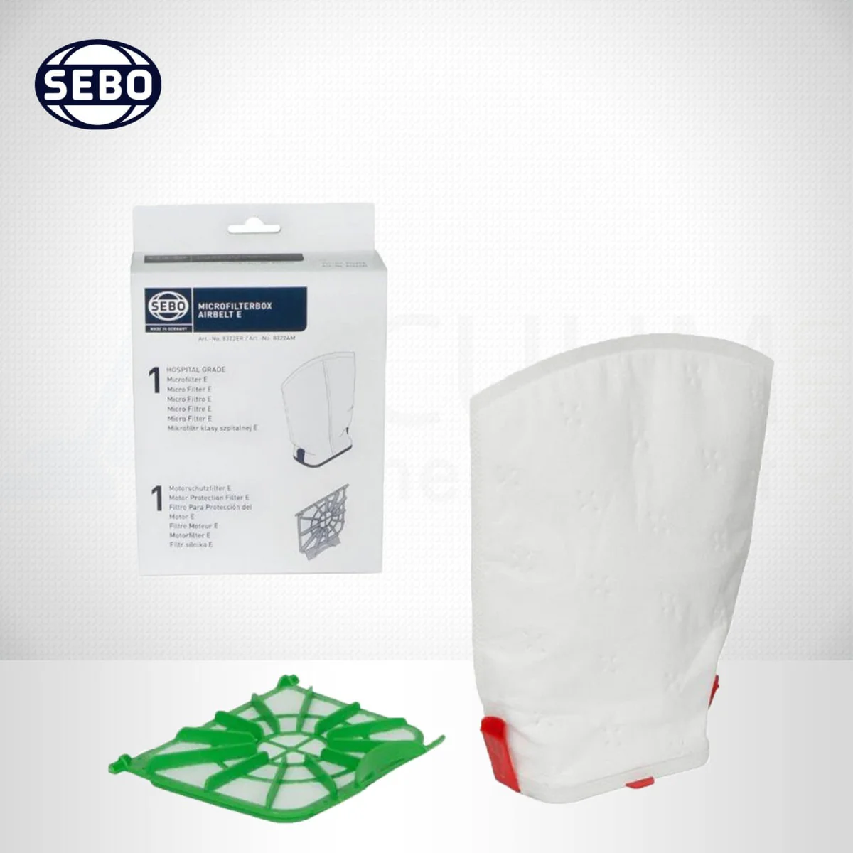 Sebo Airbelt E Series Microfilter Box Set #8322AM - Image 3