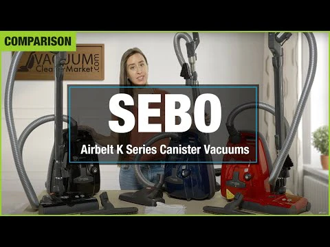 SEBO Airbelt K3 Premium Canister Vacuum Cleaner 9687AM (Red) - Image 7
