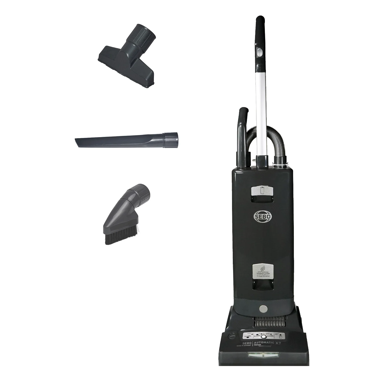 SEBO Automatic X7 Premium Upright Vacuum Cleaner 91543AM (Graphite Grey) - Image 8
