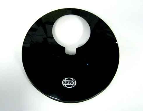 Sebo D4 Premium bag door cover - black