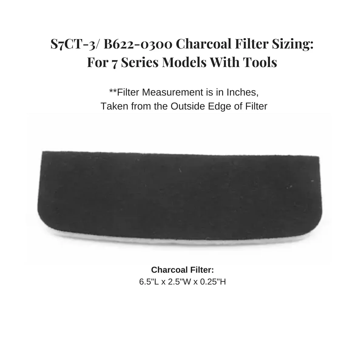 Simplicity 7 Series Charcoal Secondary Filter B622-0300- For Models With Tools - Image 4
