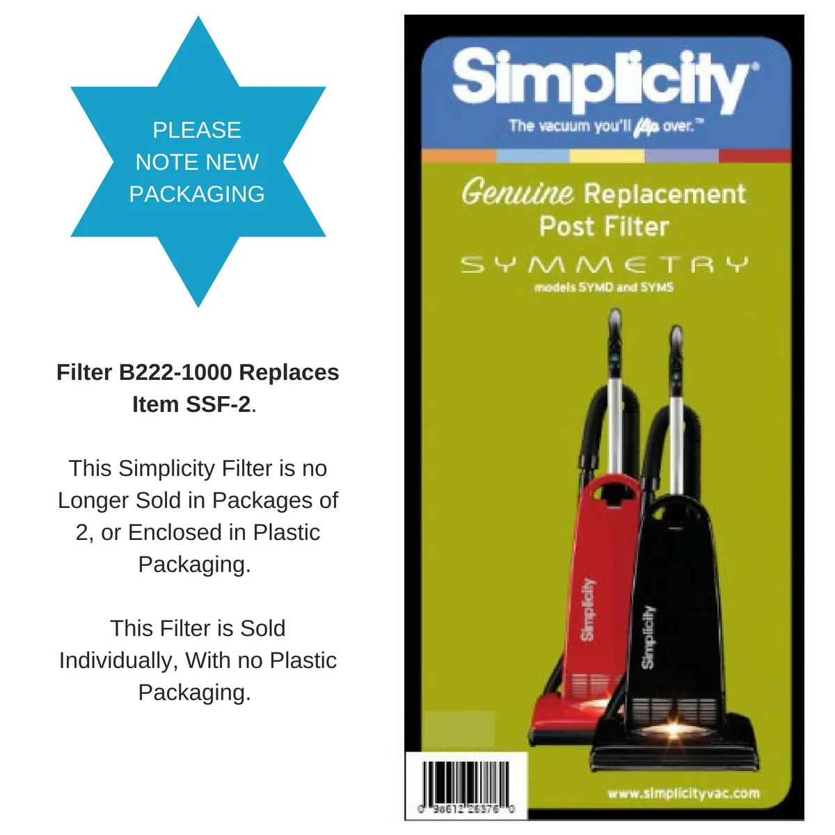 Simplicity B222-1000 Electrostatic Post Filter - Image 2