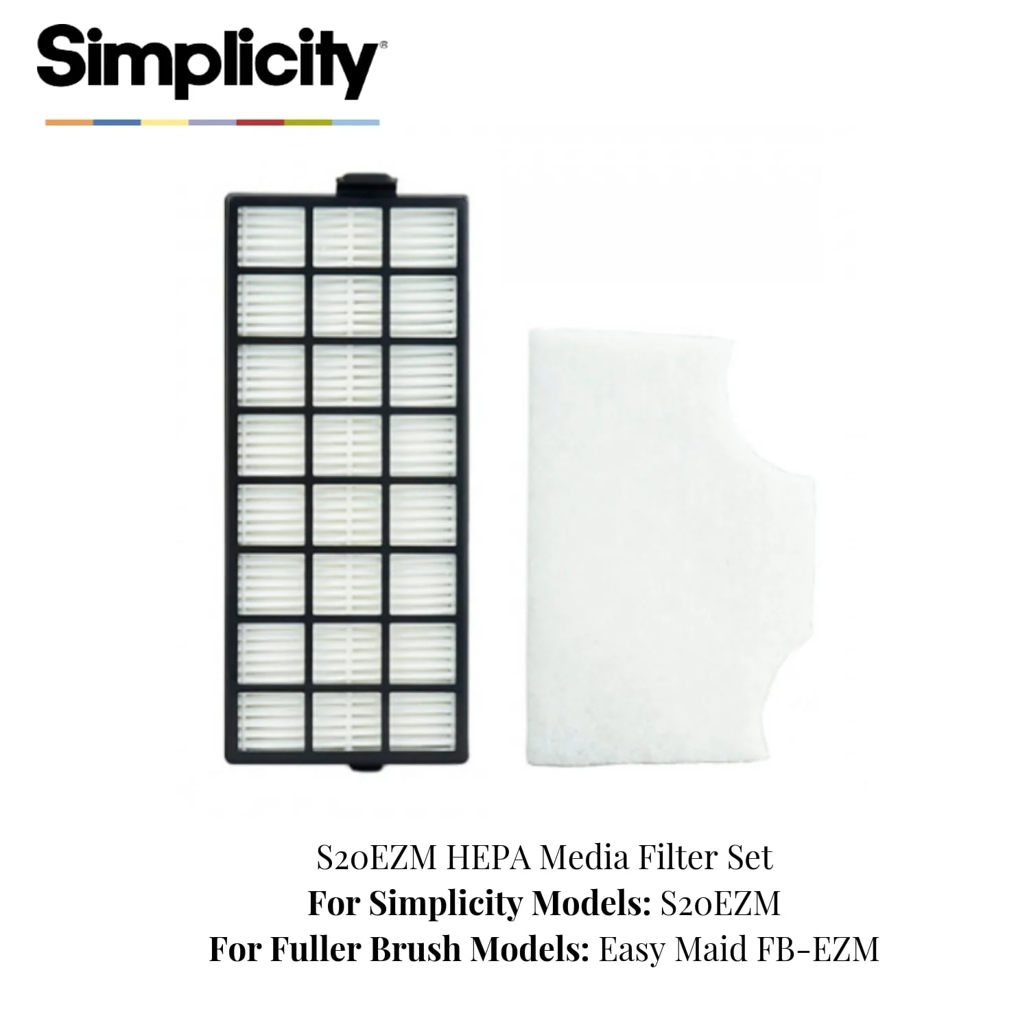 Simplicity S20EZM HEPA Filter Set (SF20EZM) - Image 3