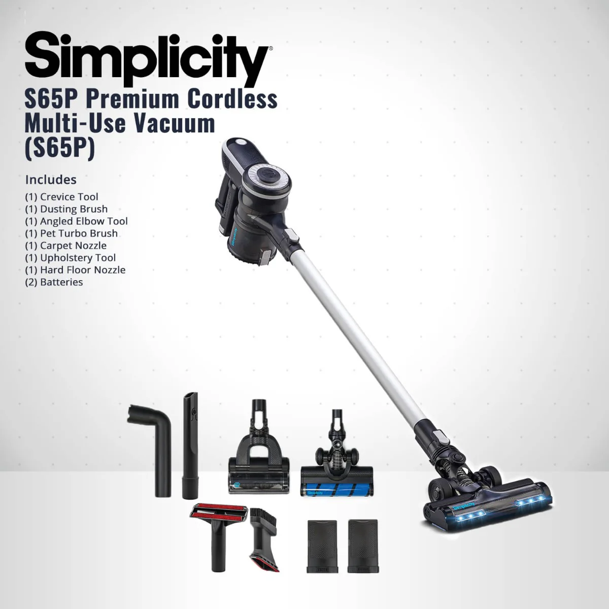 Simplicity S65 Premium Cordless Multi-Use Vacuum - Image 3