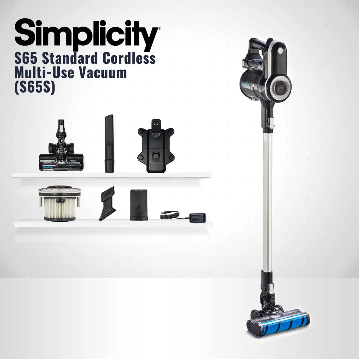 Simplicity S65S Standard Cordless Multi-Use Stick Vacuum - Image 3