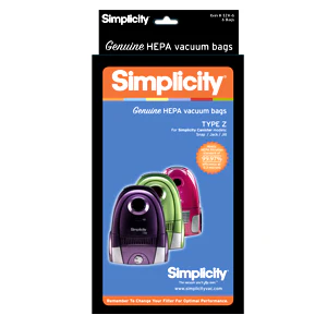 Simplicity HEPA Type Z Vacuum Bags SZH-6