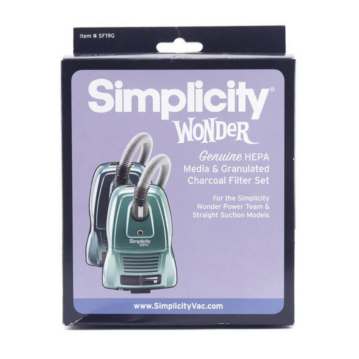 Simplicity Wonder SF-i9G HEPA Media and Granulated Charcoal Filter Set - Image 2